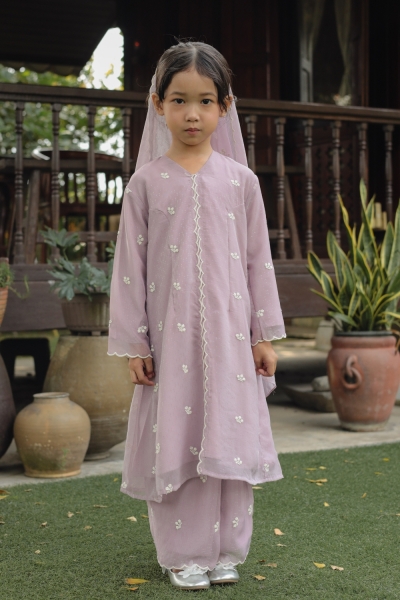 SERI KEBARUNG KIDS IN DUSTY PURPLE 2.0 (KIDS SELENDANG INCLUDED)
